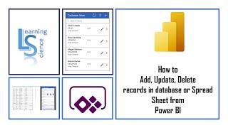 How to Add, Update, Delete records in database or Spread Sheet from Power BI