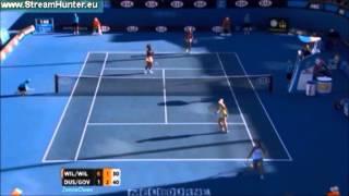 S.Williams / V.Williams vs V.Dushevina / O.Govortsova 2013 AO Highlights