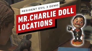 Resident Evil 3 Demo - All 20 Mr. Charlie Doll Locations