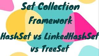 Set Collection Framework | HashSet, LinkedHashSet and TreeSet | Java Interview Questions and Answers