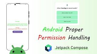 Permission Handling in Android using Jetpack Compose | Android Studio | Kotlin