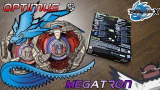 New Hasbro Exclusive Transformers Collab! | OPTIMUS PRIME/MEGATRON Unboxing! | Beyblade X ベイブレードエックス