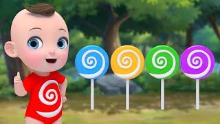 Color Lollipop! | Itsy Bitsy Spider Song Nursery Rhymes | Baby & Kids Songs