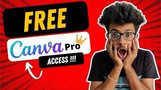 Canva Pro for Free in Just 2 Steps | Student Id Benefits  