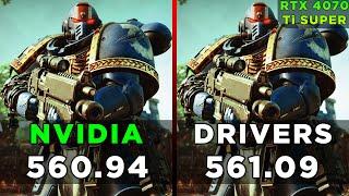 Nvidia Drivers | 560.94 vs 561.09 - Comparison in 7 Games | RTX 4070 Ti SUPER