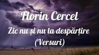 Ionut Cercel - Zic nu și nu la despărțire (Versuri)