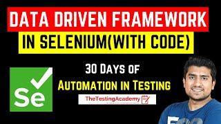 Data Driven Framework in Selenium(with Example Code) |. Poi Java Tutorial | Day 26