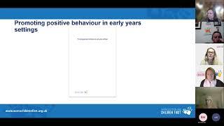 Top tips for promoting positive behaviour in early years settings