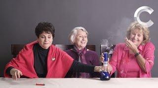 Grandmas Smoking Weed for the First Time | Strange Buds | Cut