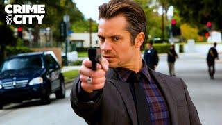 Raylan Tracks to Bust Clinton | Justified (Timothy Olyphant)