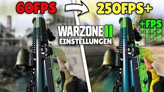 diese Warzone 2 EINSTELLUNGEN geben dir MAX. FPS  die besten Warzone 2.0 Einstellungen