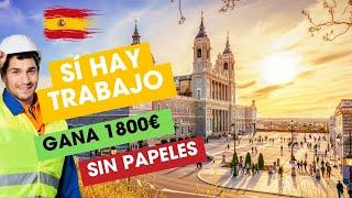  TRABAJOS SIN PAPELES ESPAÑA 2024 / FACILES DE CONSEGUIR