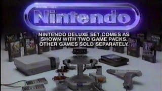 Nintendo Entertainment System Deluxe Set Commercial Christmas NES Ad 1987