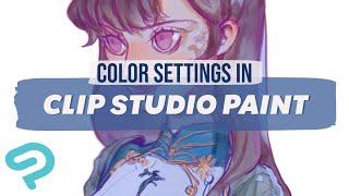 Color Settings in CLIP STUDIO PAINT