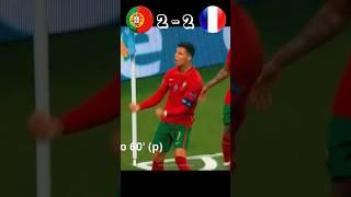 Portugal vs France Euro 2020  Highlights #ronaldo vs #benzema #football #shorts