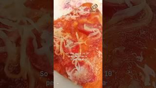 Eating Pizza created from a Bakery  #food #youtubeshorts #fyp #shorts #eating #mukbang #affordable