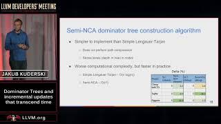 2017 LLVM Developers’ Meeting: J. Kuderski “Dominator Trees and incremental updates that  ... ”