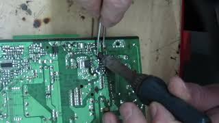 Vestel 17IPS62 Power supply blown up , repaired to component level, easy fix .