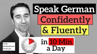 Learn to Speak German Confidently in 10 Minutes a Day - Verb: konfigurieren (to set sth. up)