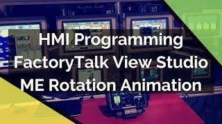 HMI Development | FactoryTalk View Studio ME Rotation Animation Tutorial | Pump Fan Motor Program