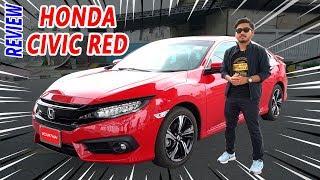 รีวิว NEW HONDA CIVIC SEDAN TURBO RS (Rallye Red) สีจี๊ดจ๊าด ราคา 1,199,000.