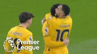 Matheus Cunha powers Wolves 3-0 ahead of Leicester City | Premier League | NBC Sports