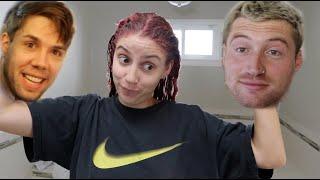 Surprising my Roommates with my New Pink Hair!