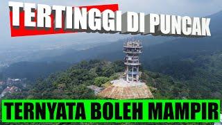 CANTIK BANGET VIEWNYA MAMPIR KE BANGUNAN TERTINGGI DI PUNCAK JAWA BARAT