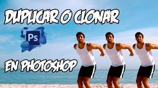 Cómo CLONAR o DUPLICAR Personas/Cosas En PHOTOSHOP CC | Tutorial En Español