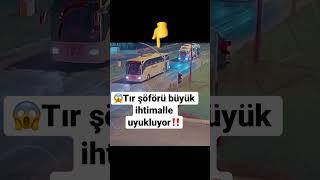 Tır Kazası ⁉️Duran Otobüse Arkadan çarpıyor ‼️