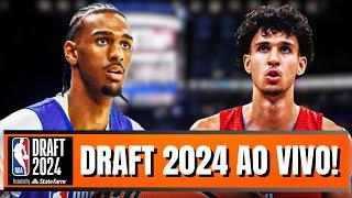 DRAFT 2024 DA NBA AO VIVO ! - Reagindo e Comentando Todas as Escolhas (1ª Rodada)