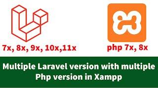 How to Run Multiple Laravel version with multiple Php version in Xampp on Windows 10