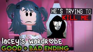 Lacey's Wardrobe - GOOD + BAD ENDING [Full Walkthrough] - Roblox