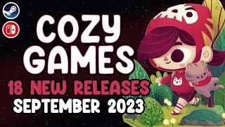 18 New Cozy Games in 8 Minutes | September 2023