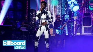 Lil Nas X Performs 'Panini,' Talks Coming Out on 'Ellen' | Billboard News