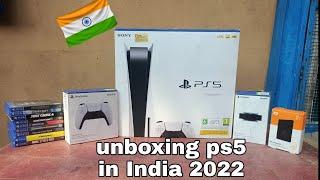 unboxing ps5 in India 2022