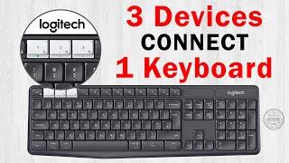 Logitech Multi Device Keyboard K375s  Connect 3 Devices with 1 Keyboard