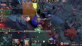 Team Secret Zayac PERFECT ECHO SLAM followed by Puppey black hole destroying Polaris LCQ TI11