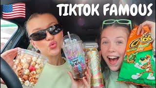 VISITING THE TIKTOK FAMOUS SERVICE STATION! Trying American candy! - Molly & Maisie