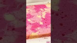 How Satisfying Is This Marbled Vanilla Ca #cake #howto #marble #summer #vanilla #how t 438