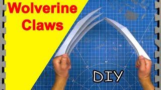 How To Make Wolverine Claws Out Of Cardboard! (DIY)