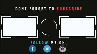 Top Free Outro Templates ⑥ - Green Screen Best Outro -Without text -No copyright - Gaming Outro