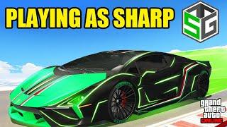 Playing As Sharp  | Gta 5 Stunt Race With Friends |  Facecam - Black Fox Tamil Gaming 3