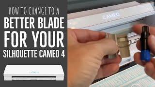How to use a Better Blade with your Silhouette Cameo Vinyl Cutter | #AskMatt S2 E221