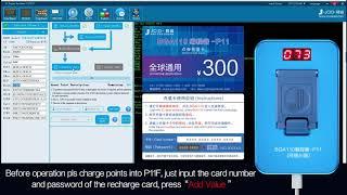 PHONEFIX BGA110 Programmer JC P11 iPhone 11/XS MAX/XS/XR/X/8P/8 Nand test fixture demo video