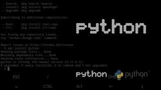 How to fix apt installing problem and install python in Termux