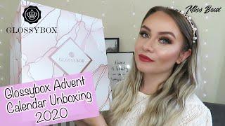 *SPOILER* GLOSSYBOX ADVENT CALENDAR 2020 UNBOXING & DISCOUNT CODE