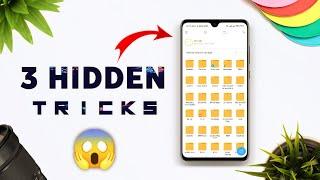 Mi FILE MANAGER 3 HIDDEN TRICKS  || Mi file manager tricks