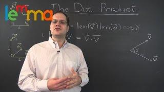 Linear Algebra 20g: The Dot Product - One of the Most Brilliant Ideas in All of Linear Algebra