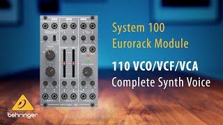 Behringer System 100 – 110 VCO/VCF/VCA Eurorack Module